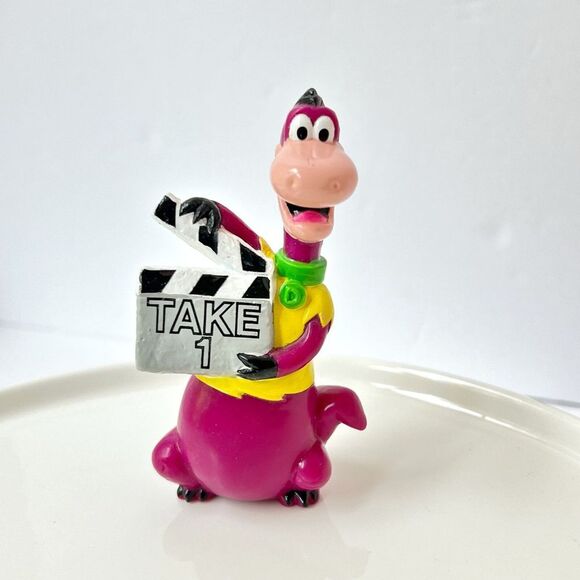 Vintage FLINTSTONES DINO FIGURE HANNA BARBERA 1992 TAKE 1 MOVIE  4" PVC Toy - Picture 1 of 9